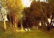 Arnold Bocklin The Sacred Wood Sweden oil painting reproduction